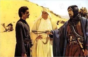 Omar Sharif, Peter O'Toole  et Anthony Quinn dans Lawrence d'Arabie 